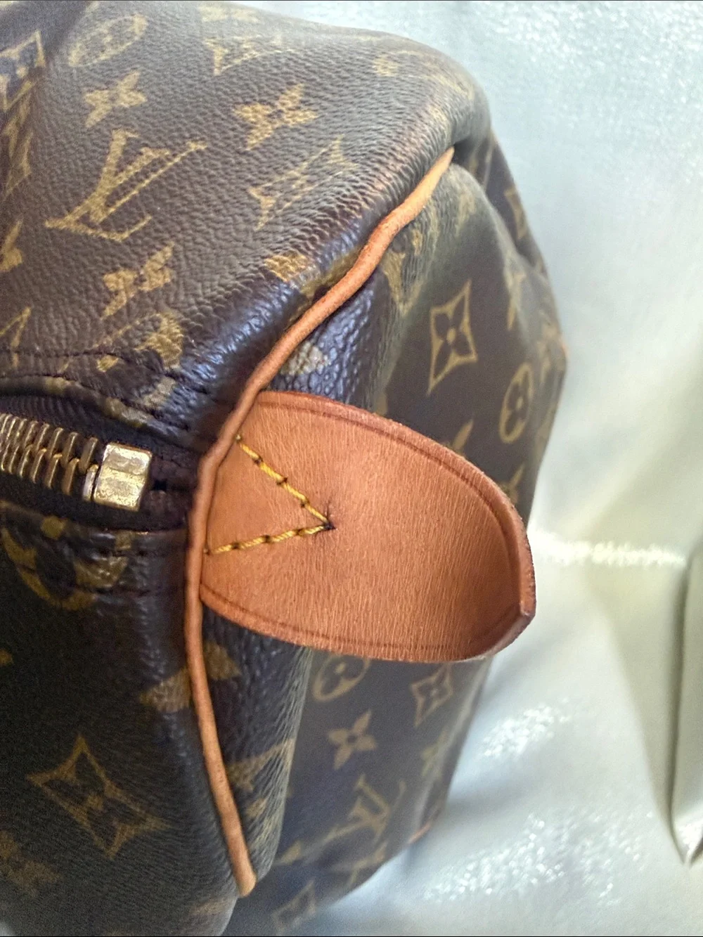 Louis Vuitton Brown Monogram Keepall 50 Travel Duffel Bag